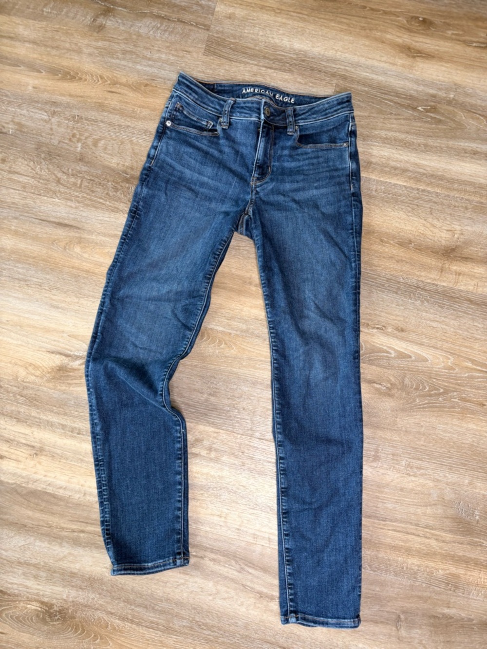 American Eagle Outfitters Women's Skinny Jeans - Indigo Blue